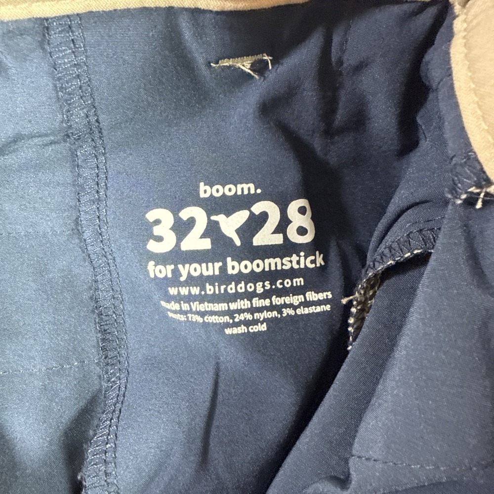 Bird Dogs Mens Boomstick Chino Pants Khaki Beige 32x27 Stretch Cotton Blend - Picture 6 of 10